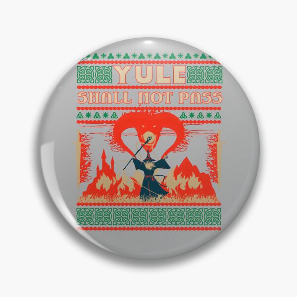 Item preview, Yule Shall Not Pass Wizard Battle Festive Fantasy Graphic designed and sold by mjohnson9.