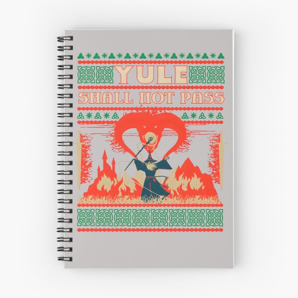 Item preview, Yule Shall Not Pass Wizard Battle Festive Fantasy Graphic designed and sold by mjohnson9.