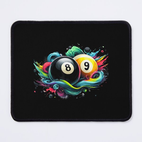 Item preview, Billiards Pool Player 8 Ball 9 Ball Paint Art Billiard Balls designed and sold by PatsyMargie.