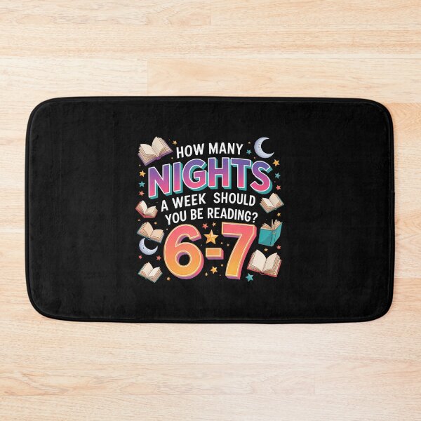 Item preview, How Many Nights A Week Should You Be Reading 67 Meme designed and sold by ChelseaEula.