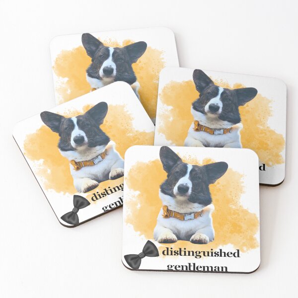Item preview, Distinguished Gentleman Corgi designed and sold by EowynTheOfficeDog.