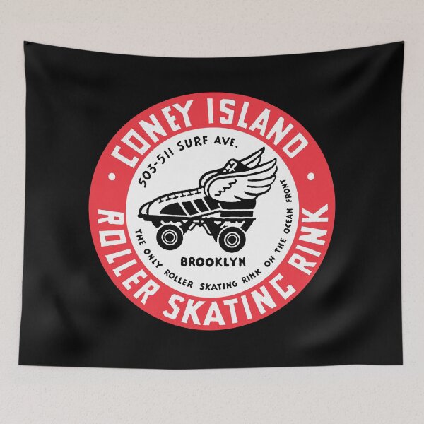 Item preview, Coney Island Roller Skating Rink designed and sold by superbarkah.