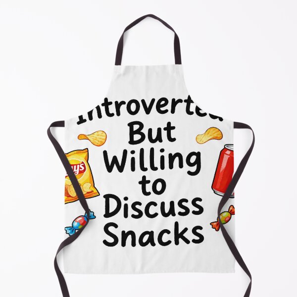 Item preview, Introverted But Willing to Discuss Snacks designed and sold by Dxvect.