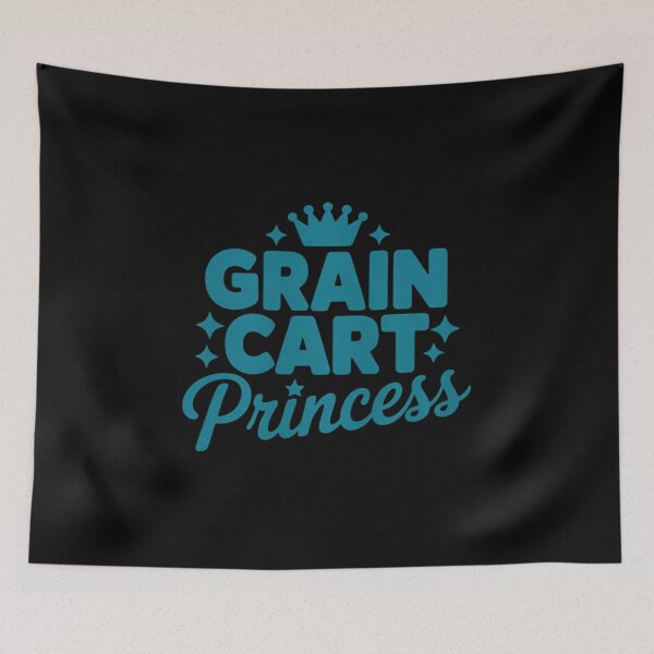 Item preview, Grain CART Princess - Tractor Driving Harvest Season designed and sold by GasVille.