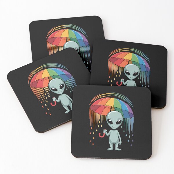 Item preview, Alien Lgbt Gay Pride Rainbow Flag Umbrella Ufo Lover designed and sold by LeanneSandra.