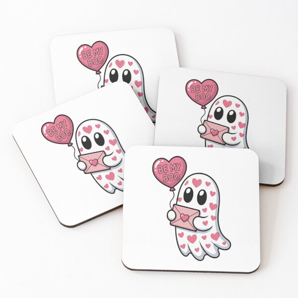 Item preview, Cute Valentine's Day Boo Ghost Spooky Cute designed and sold by catsdothingz.