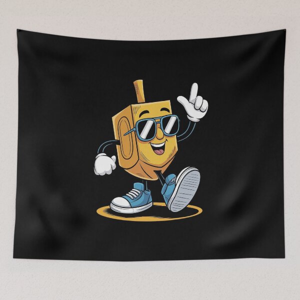 Item preview, Dabbing Dreidel Hanukkah Dancing Chanukah Kids Girls Boys designed and sold by catsdothingz.