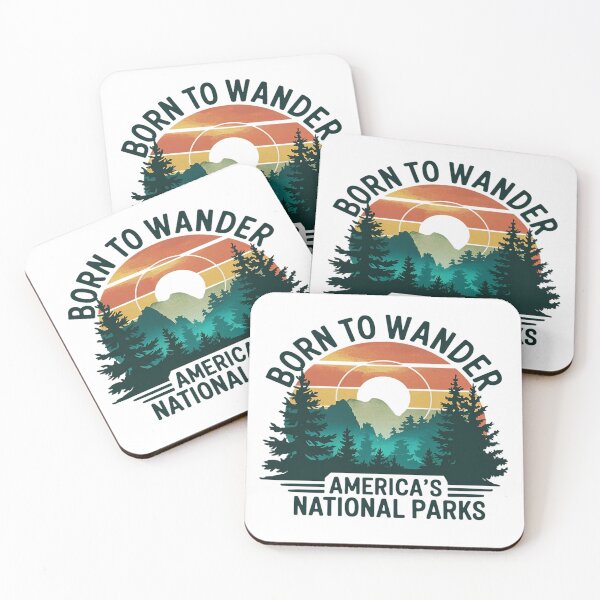 Item preview, Born to Wander Americas National Parks designed and sold by RoyTill0Art.