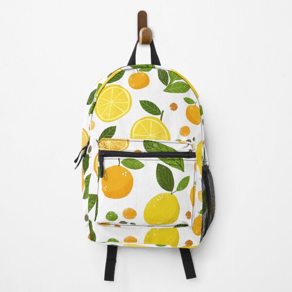 Item preview, Citrus Lemon & Orange Pattern, Fresh Yellow Fruit designed and sold by DoodleMoodSpace.