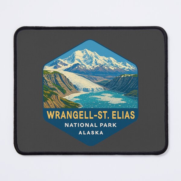 Item preview, Wrangell–St. Elias Alaska Mountain Sticker designed and sold by Ismeal Von.