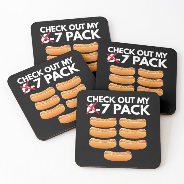 Item preview, Funny Adult Hotdog lover Six Seven Pack Summer Cookout Humor designed and sold by MotivaChic.