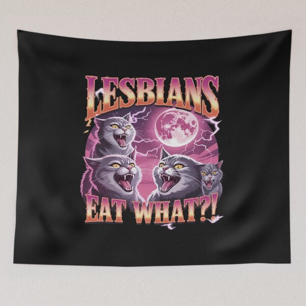 Item preview, Funny Gay Pride Lesbians Eat What WLW Queer LGBTQ designed and sold by itsnothatweird.