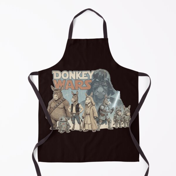 Item preview, Donkey Wars Retro Sci-Fi Parody Donkey Graphic Tee designed and sold by Zippy Creation.