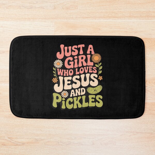 Item preview, Just A Girl Who Loves Jesus And Pickles designed and sold by KarlaLeanne.