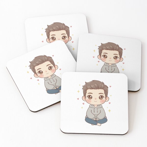 Item preview, The Grey Hoodie Chibi, Sweet Sit, Happy Squish designed and sold by Christian Adieze.