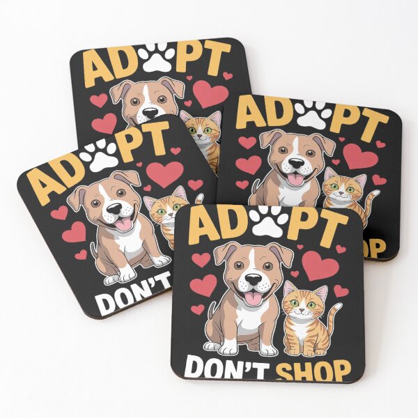 Item preview, Adopt Don't Shop Cat & Dog Men Women Girls Kids  designed and sold by RuthGAArt.