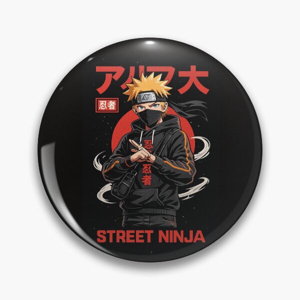 Aperçu de l'œuvre Design de sweat à capuche Anime Street Ninja – Guerrier urbain japonais créée et vendue par TrendBoost.