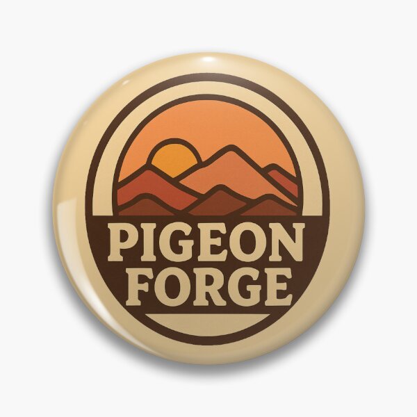 Item preview, Pigeon Forge Retro Circle Badge – Vintage Tennessee Travel Design designed and sold by Globalcitytees.