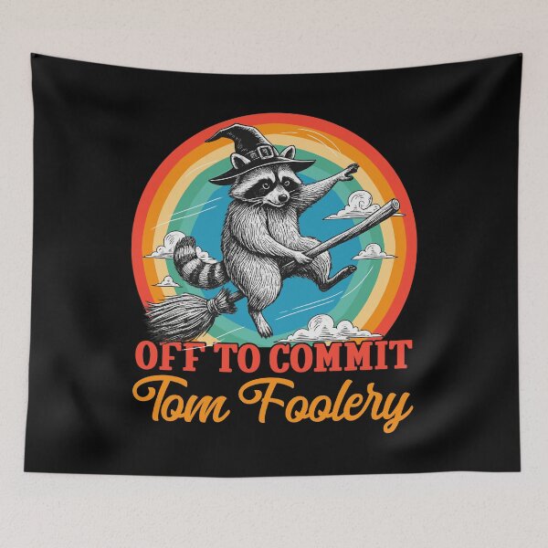 Item preview, Witch Raccoon Funny Tomfoolery T-Shirt designed and sold by LashondaGreen89.
