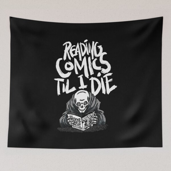 Item preview, Reading Comics Til I Die designed and sold by LeanneSandra.