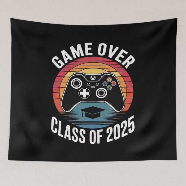 Item preview, Class Of 2025 Senior Graduation Game Over For Gamer Student  designed and sold by RoyTill0Art.