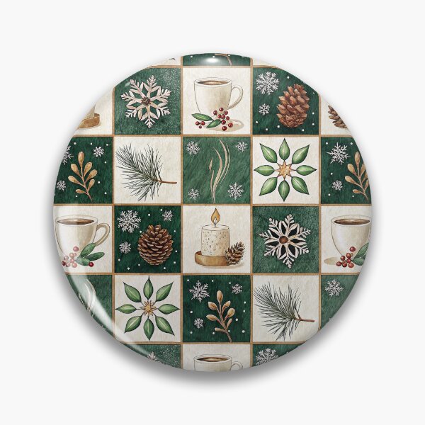 Item preview, Stylish Christmas design with a checkered pattern designed and sold by Merrylands Artshop.
