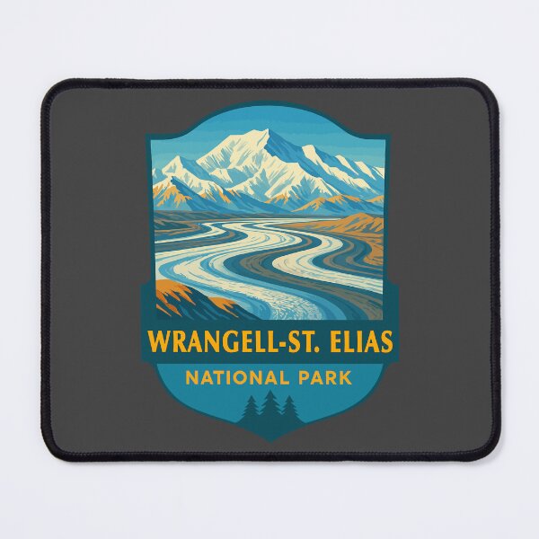 Item preview, Wrangell–St. Elias Alaska Mountain Sticker designed and sold by Ismeal Von.