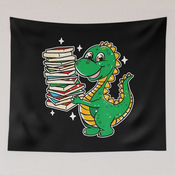 Item preview, Dinosaur Reading Books Reader Gift designed and sold by ElaineEsther.