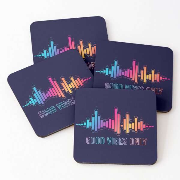 Aperçu de l'œuvre Soundwave Good Vibes Only créée et vendue par GenzShoppingHub.
