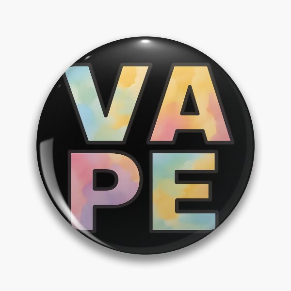 Artikelvorschau, VAPE Watercolor Block Art – Colorful Vapor Letter Design entworfen und verkauft von House of Taste Vape Designs.
