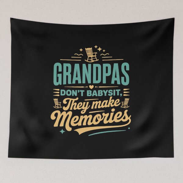 Item preview, Grandpas Dont Babysit, They Make Memories designed and sold by GasVille.