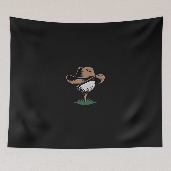 Item preview, Funny Golfing Cowboy Apparel Holiday Golf Ball designed and sold by itsnothatweird.