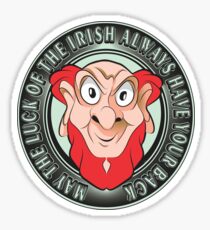 May The Luck Of The Irish Always Have Your Back Sticker