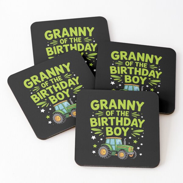 Item preview, Granny of The Birthday Boy Tractors Farm Trucks Family Party designed and sold by DetroitMug.