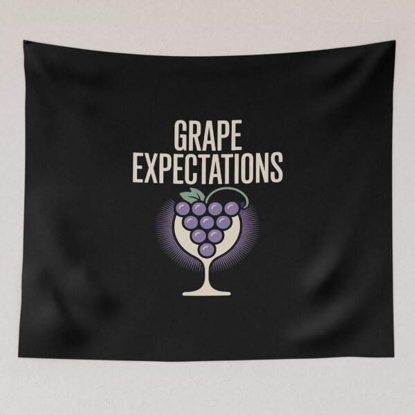 Item preview, Grape Expectations Wine Graphic designed and sold by DetroitMug.