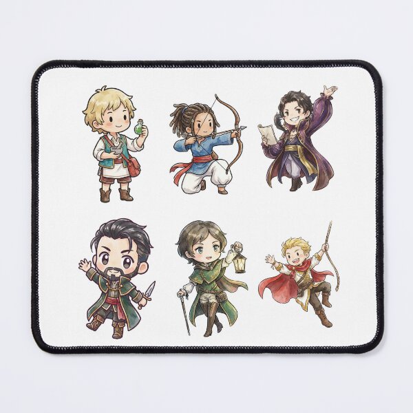 Item preview, Octopath Traveler 0 Characters Party Fanart V1 designed and sold by bapupa.