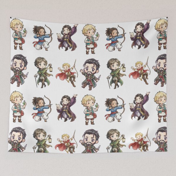 Item preview, Octopath Traveler 0 Characters Party Fanart V1 designed and sold by bapupa.