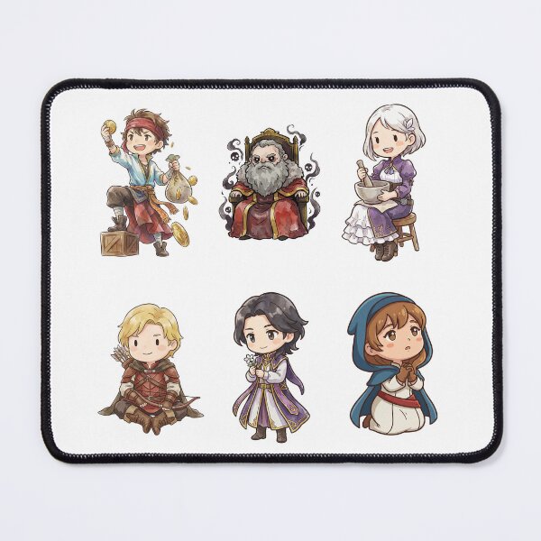 Item preview, Octopath Traveler 0 Party Characters Fanart V2 designed and sold by bapupa.