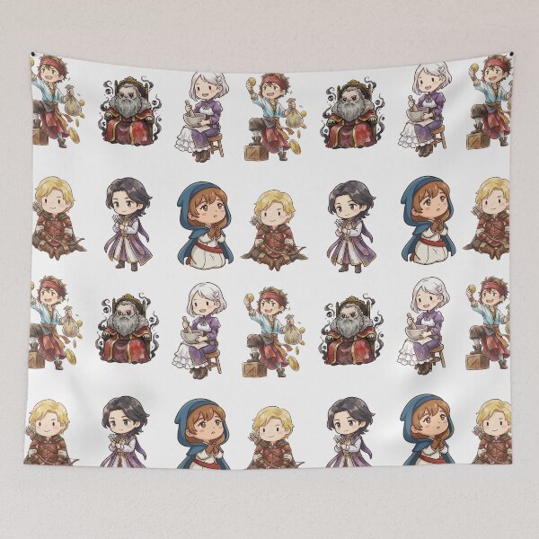 Item preview, Octopath Traveler 0 Party Characters Fanart V2 designed and sold by bapupa.