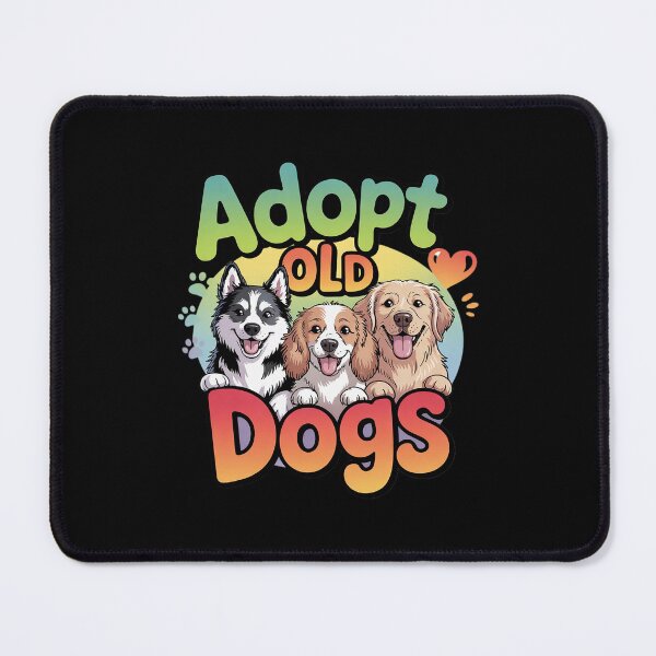 Item preview, Adopt Old Dogs Dog Lover Dog Rescue Adoption  designed and sold by RsFilsingerArt.