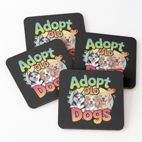 Item preview, Adopt Old Dogs Dog Lover Dog Rescue Adoption  designed and sold by RsFilsingerArt.