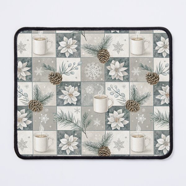 Item preview, Chic Christmas design with a checkered pattern designed and sold by Merrylands Artshop.