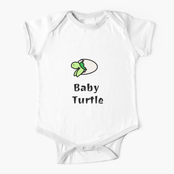 Baby Fishing Shirt Onesie Turtles - Lightweight Sun Shirt