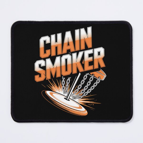 Item preview, disc golf - dark disc golf - gothic sports - grim reaper disc golf - cursed disc golfer - occult athlete - chain smoker disc golf - spooky frisbee - undead disc golfer - alternative sportswear designed and sold by JansenGS.