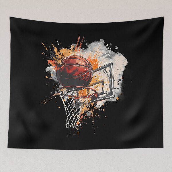 Item preview, Basketball Basketball Hoop Drawing Artwork Basketball Lover designed and sold by KarlaLeanne.