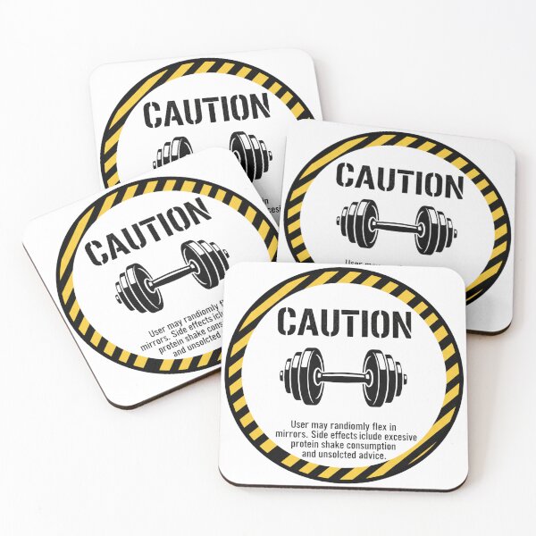Item preview, Caution Gym Rat T-Shirt | Funny Fitness Sarcasm | Warning Label Workout Tee for Lifters designed and sold by LoupeRout.