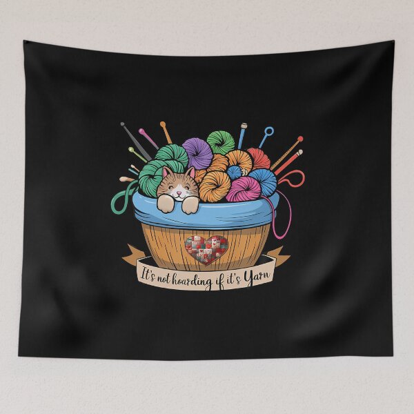 Item preview, Funny Saying For Crafters Hobby Knitting And Crocheting designed and sold by LeanneSandra.