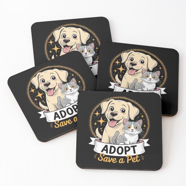 Item preview, Adopt Save A Pet Animal Rescue Shelter Cats Dogs Adoption  designed and sold by RsFilsingerArt.
