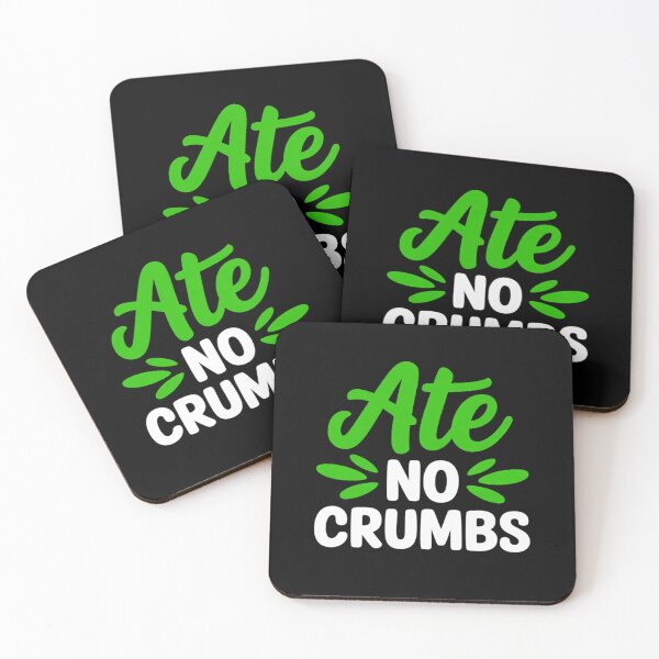 Item preview, Green Ate No Crumbs WT Green Graphi designed and sold by DetroitMug.