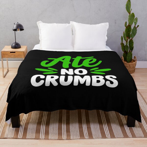 Item preview, Green Ate No Crumbs WT Green Graphi designed and sold by DetroitMug.
